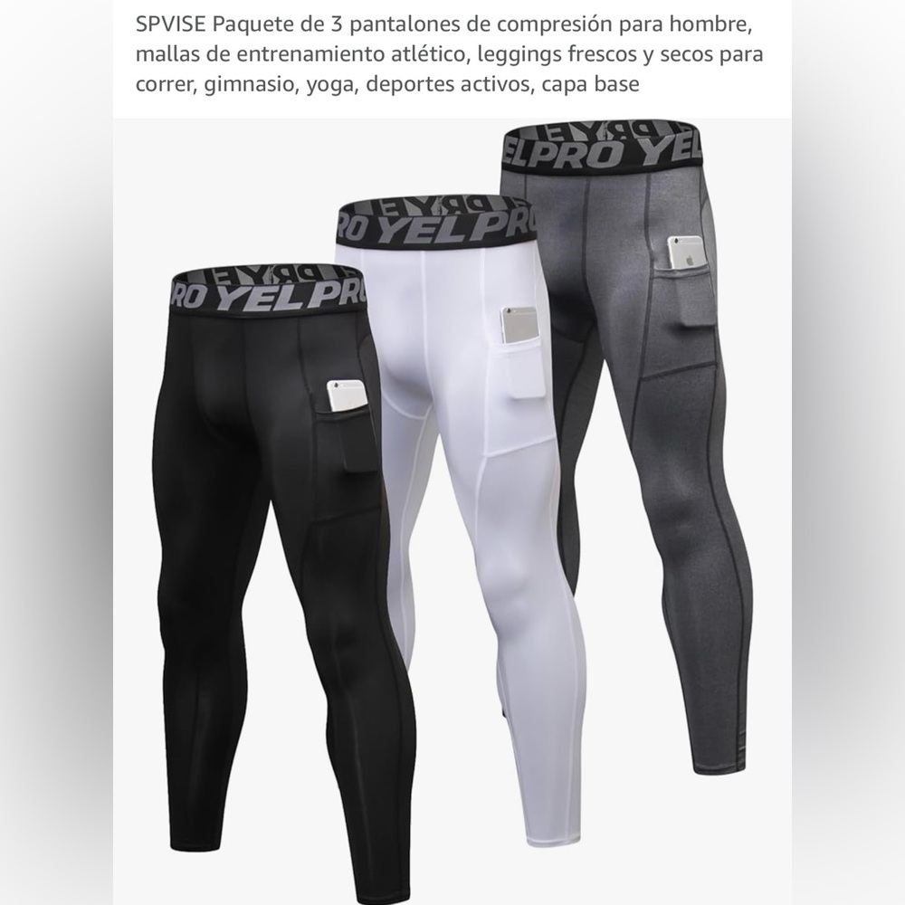 Sport fitness compression pants